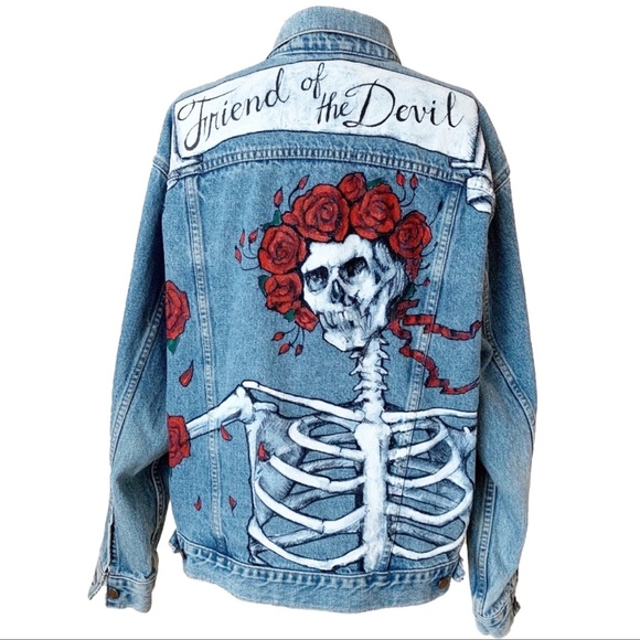 Levi's Other - Vintage Levi's Hand painted Grateful Dead Jacket